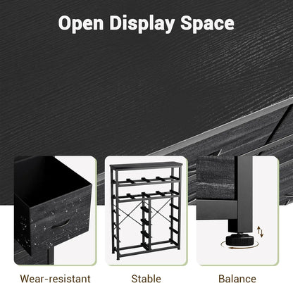 Dresser for Bedroom with 16 Drawer, Dressers & Chests of Drawers, Tall Dresser for Bedroom, Dresser Organizer with Fabric Bins