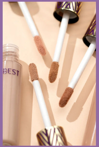 QIBEST Concealer Liquid Foundation Face Makeup Women Brightening Cream Full Coverage Concealer Lasting Modify Corrector Skin