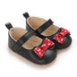 Black British Retro Princess Shoes For Spring And Autumn 0-18 Months Baby Shoes With Soft Soles And Non Slip Baby Walking Shoes
