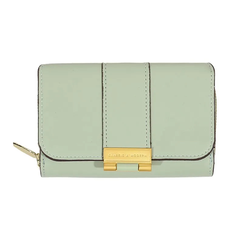 Women Wallets And Purses Vintage  PU Leather Wallet Female Clutch Purse Hasp Phone Bag Girls Card Bags