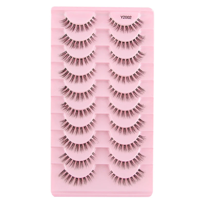 Fake Eyelashes 3/10 Pairs Natural Long 3D Mink Lashes Curly Eyelash Extension Makeup faux Cils Handmade False Lashes maquiagem