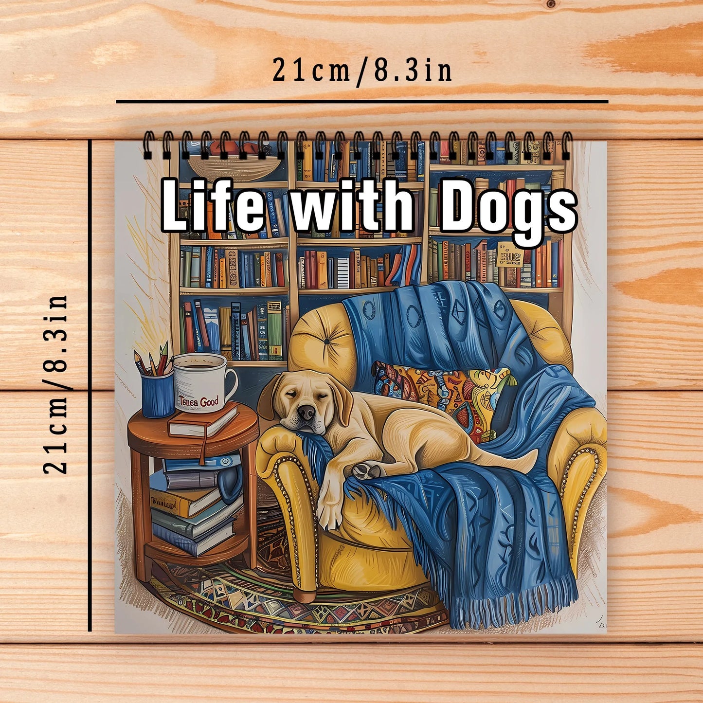 Stress Reduction Colouring Book 30 Sheets, 8.3x 8.3 inch 100gsm Thick Paper, Spiral Bound, Halloween and many other holiday gift