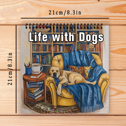 Stress Reduction Colouring Book 30 Sheets, 8.3x 8.3 inch 100gsm Thick Paper, Spiral Bound, Halloween and many other holiday gift