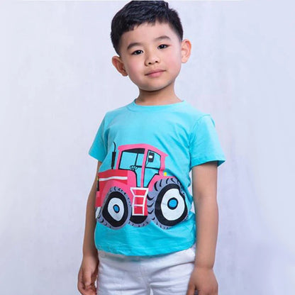 Baby Boy T-Shirts For Children Clothing Summer Clothes Boys Short Sleeve Shirt Print Cotton Kids Tee Shirt Tops