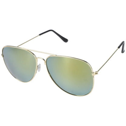 Aviator Sunglasses for Men Women Retro Men's Sunglasses Mirror Lens for Driveing Traveling Fishing Outdoors UV400 Protection