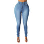 Skinny Jeans High Waist Women's Skinny Fit Denim Jeans with Zipper Fly Pockets Streetwear Fashion for A Stylish Look Denim