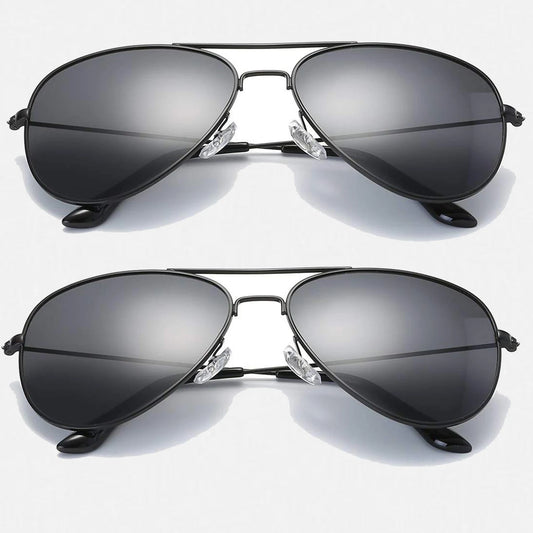 Aviator Sunglasses for Men Women Retro Men's Sunglasses Mirror Lens for Driveing Traveling Fishing Outdoors UV400 Protection