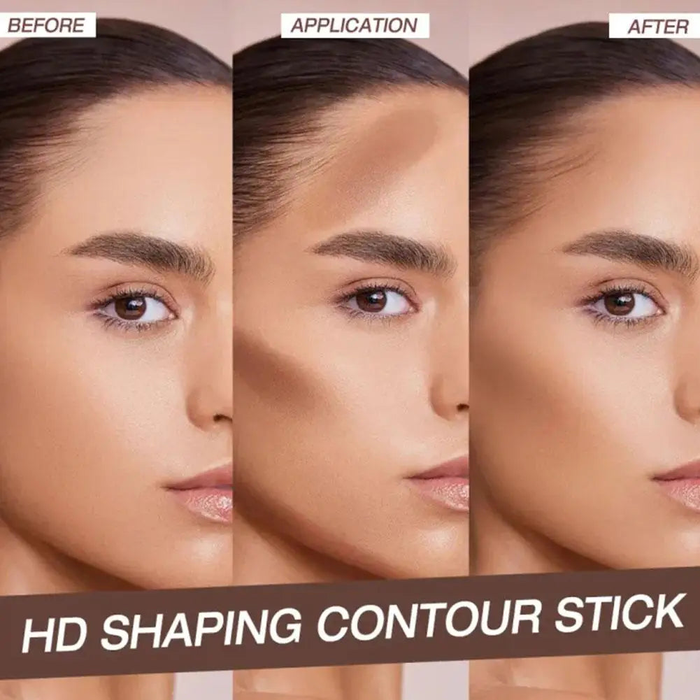 Contour Stick Cream Long-wear Lightweight Stick Easy to Sculpt Face Concealer Bronzer Contouring Makeup Pen