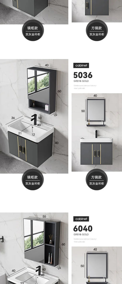 Bathroom Cabinet  Combination Bathroom Household Wash Basin Cabinet Bathroom Wash Basin