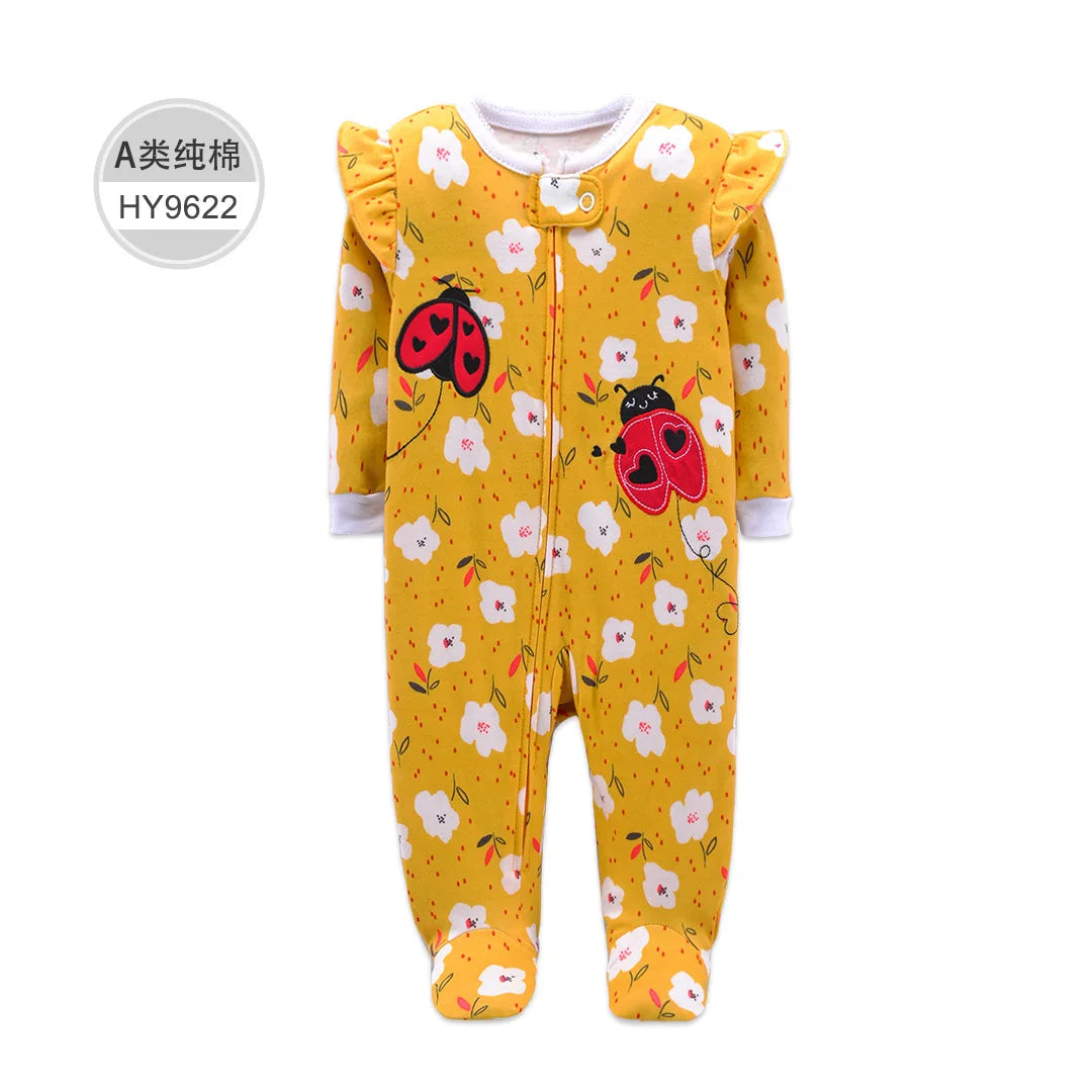 Baby Boy Girl Clothes Newborn Infant Baby Romper 100% Cotton Long-Sleeve Style Toddler Kids Jumpsuit Children's Pajamas