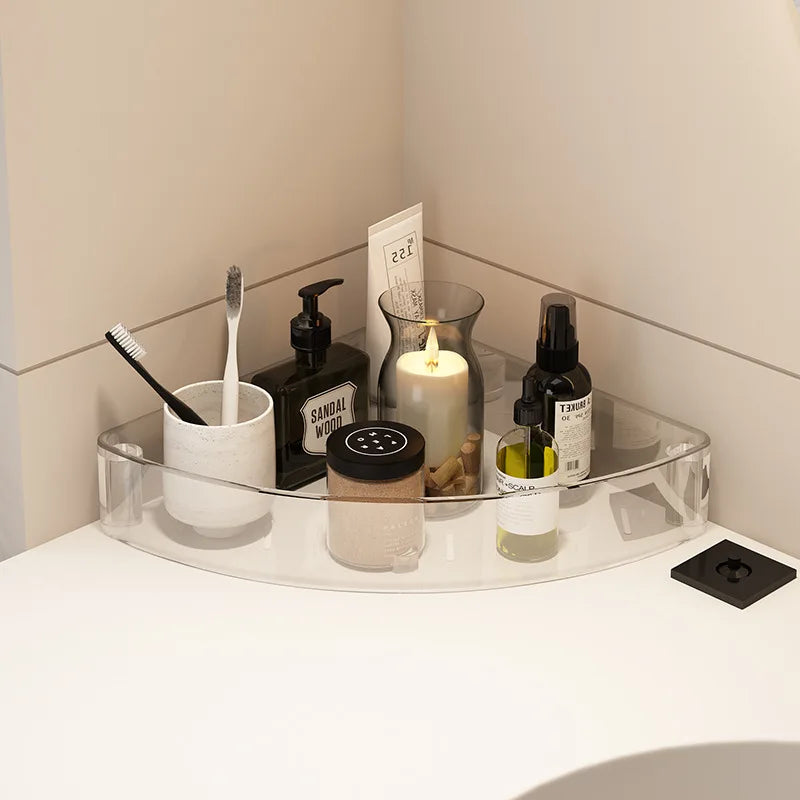 Shelf Trolley Bathroom Organizer Shelves Kitchen Home Large Capacity Storage Rack Acryl Cart Corner Cosmetic