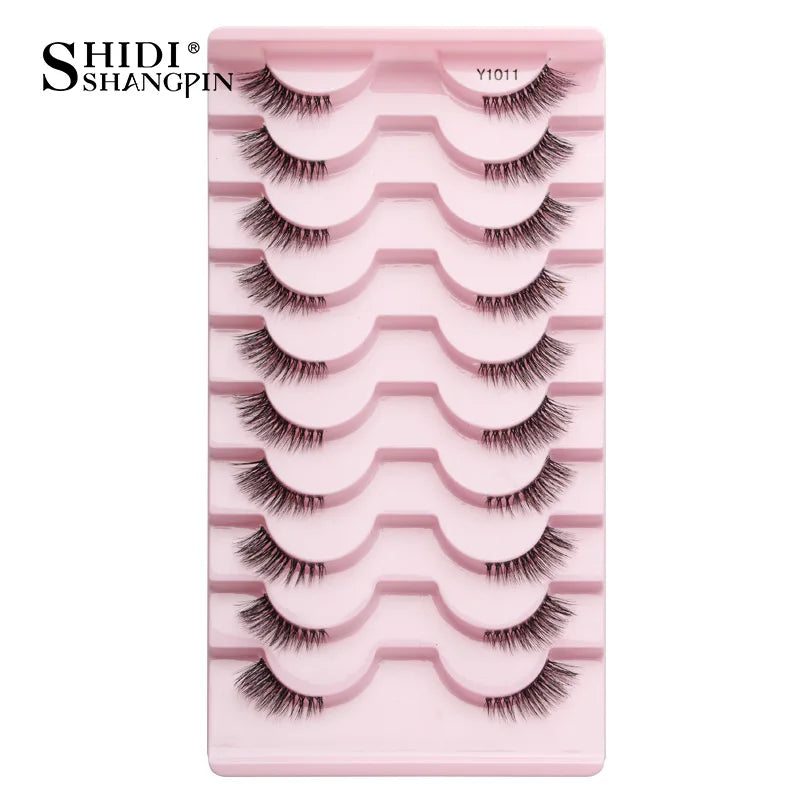 Fake Eyelashes 3/10 Pairs Natural Long 3D Mink Lashes Curly Eyelash Extension Makeup faux Cils Handmade False Lashes maquiagem