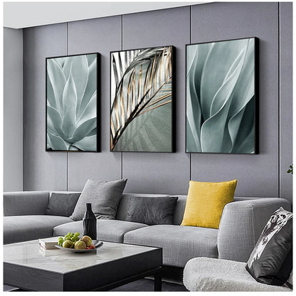 Wall Pictures For Living Room Home Decoration Palm Leaves Plant Art Canvas Painting Aloe Botanical s And Prints Modular