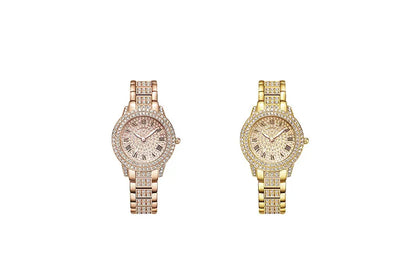 Luxury Women Shiny Bracelet Watches Fine Zircon Mechanical Lady Wristwatches Fashion Folding Watches Buckle Watch Reloj Mujer