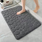 Bathroom Bath Mat An Ti Slip Quick Dry Absorbent Carpet in Wash Basin Bathtub Side Floor Rug Shower Room Doormat Memory Foam Pad