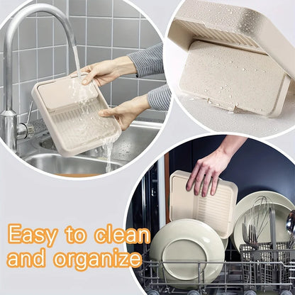Kitchen Lid Storage Rack, Foldable, Saves Kitchen Storage Space, Suitable For Storing Various Cooking Utensils