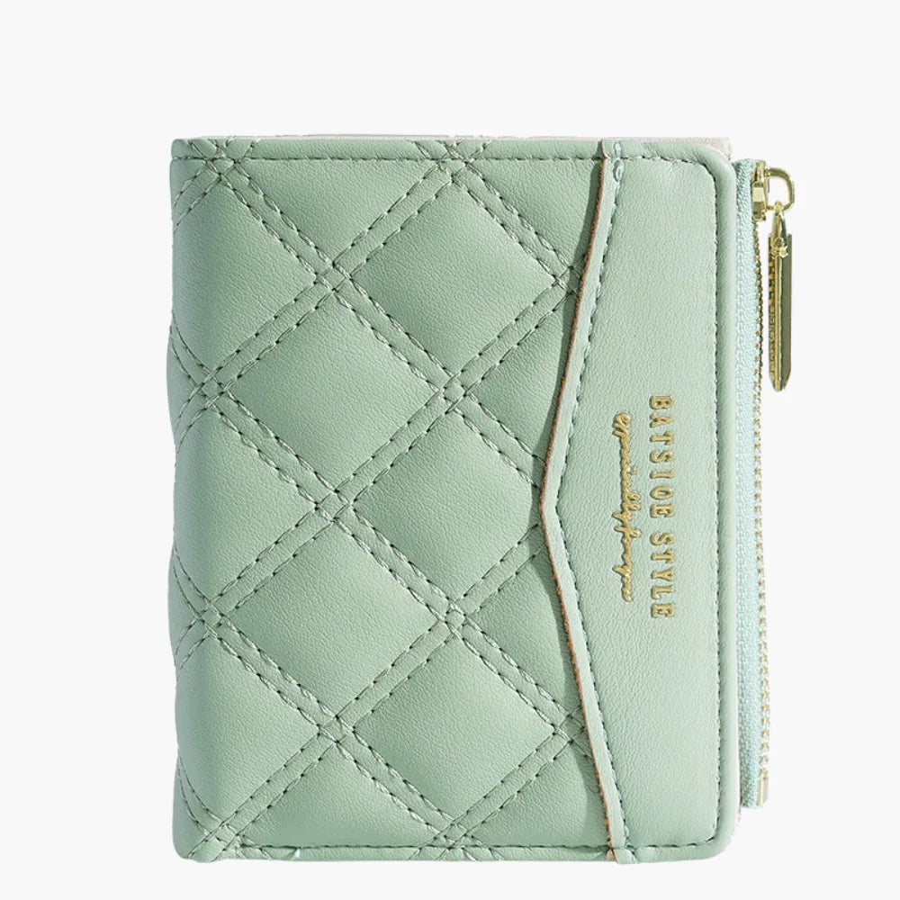 New Embroidered Wallet for Women Ladies Coin Purses PU Leather Zipper Credit Card Holder Clutch Money Bag Pocket