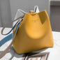 Summer Women's PU Leather Bucket Bag - Fashion Crossbody Shoulder Tote, Brand Designer Messenger Purse for Ladies