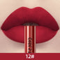 QIBEST 24 Colors Liquid Lipstick Ultra Matte Velvet Long Lasting Women Beauty Red Nonstick Cup Waterproof Lip Gloss Nude Makeup