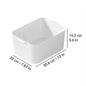 WORTHBUY Bathroom Storage Box Makeup Organizer Plastic Desktop Cosmetics Organizer Multifunctional Toiletries Storage Basket