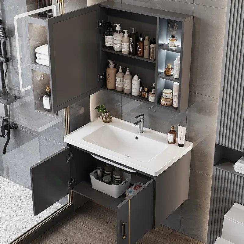 Bathroom Cabinet  Combination Bathroom Household Wash Basin Cabinet Bathroom Wash Basin
