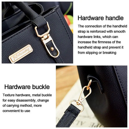 PU Leather Ladies HandBags Women Vintage Purse Plush Tassel Messenger Bags Tote Boston Shoulder Crossbody Bag Large Capacity