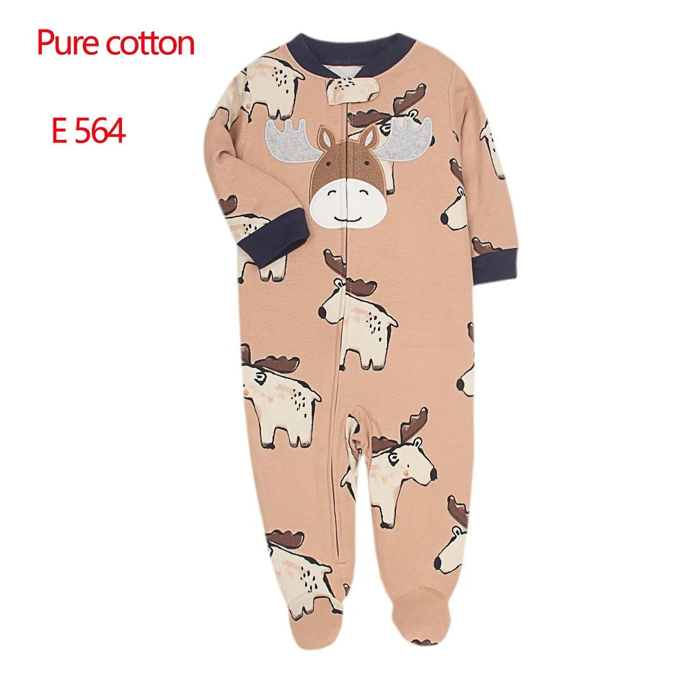 Baby Boy Girl Clothes Newborn Infant Baby Romper 100% Cotton Long-Sleeve Style Toddler Kids Jumpsuit Children's Pajamas