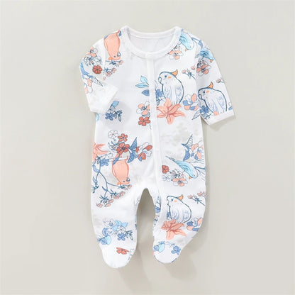 Newborn Baby Clothes New Autumn Winter Baby Bodysuit Summer Girl Romper Soft Boys Jumpsuit Children's Clothes 0 to 9 Months