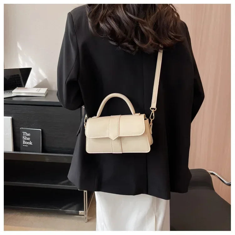 Pu Leather Shoulder Bag for Women Handbag  Fashion Crossbody Bags Vintage Underarm Bag Square Satchel Сумка Женская 2025 Тренд