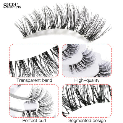 Fake Eyelashes 3/10 Pairs Natural Long 3D Mink Lashes Curly Eyelash Extension Makeup faux Cils Handmade False Lashes maquiagem