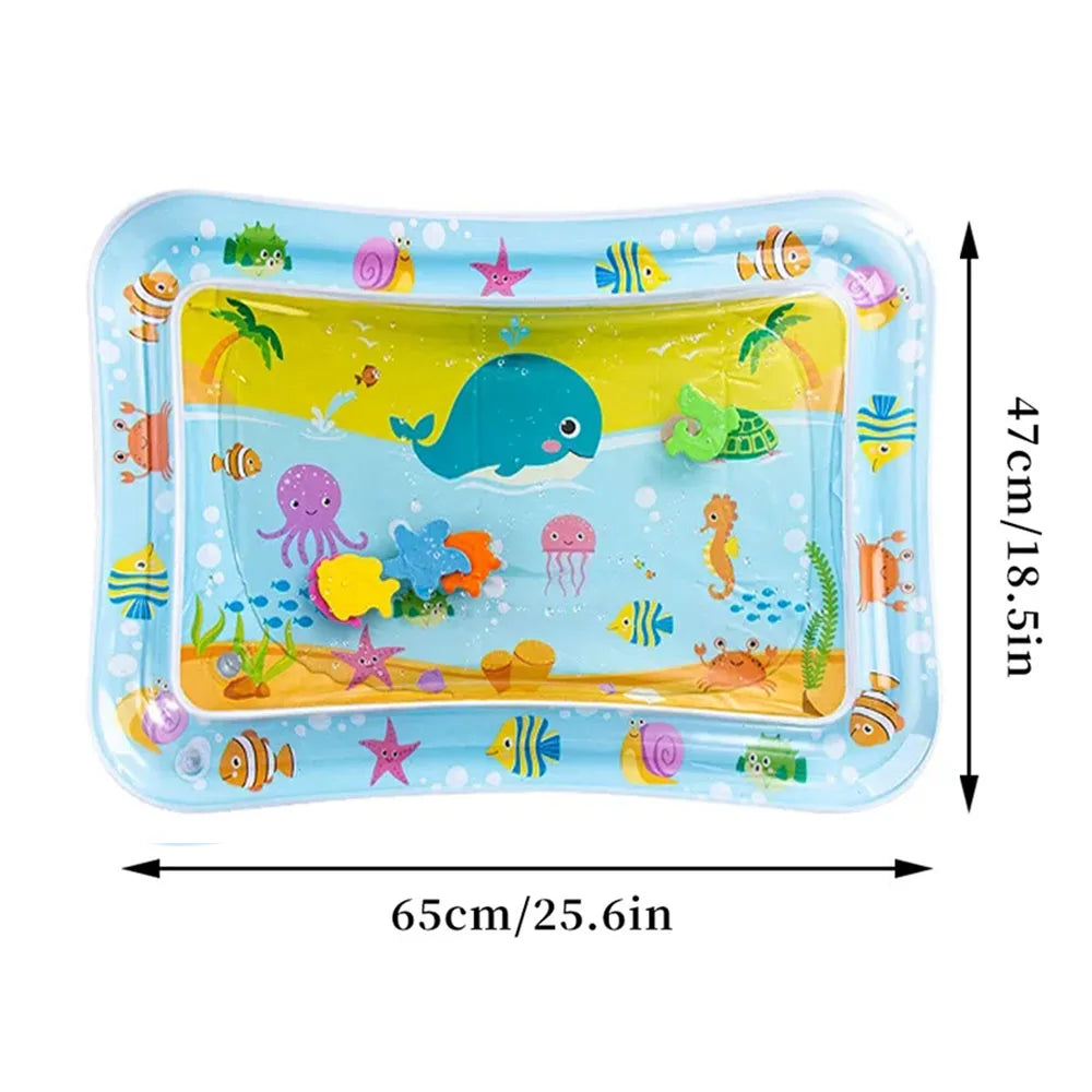 Baby Water Play Mat Inflatable Cushion PVC Infant Tummy Time Toddler Water Pad For Kids Early Education Developing Activity Toys