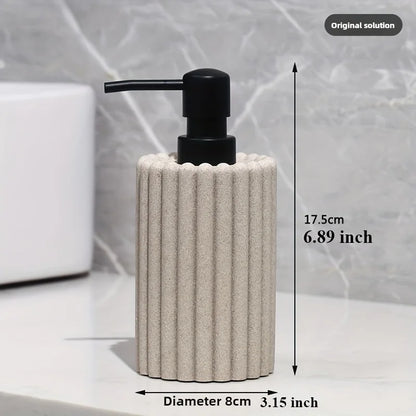 Bathroom accessories and toiletries include lotion bottles, swab boxes and trays, which are available in a variety of colors.