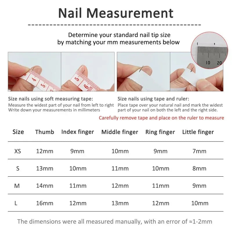 10Pcs Glitter Handmade Press On Nails Short Round Japanese Heart Diamond Full Cover Autumn Decorative Manicure Wearable Nail Tip