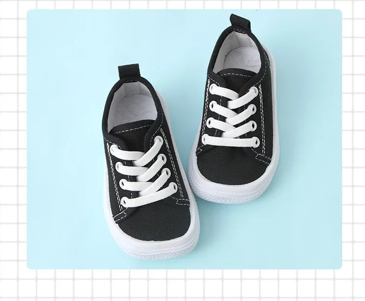 Zapatillas Kid Shoe Autumn New Boy Sport Shoes Solid Color Simple Kid Shoes Versatile Casual Shoe Daily Wear Canvas Shoe Tenis