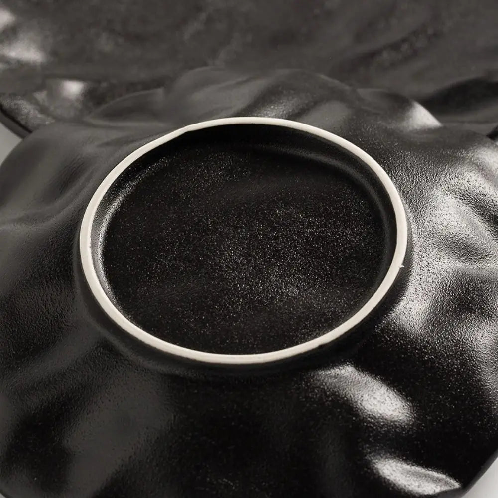 Kitchen Organizer Ceramic Western Cuisine Plate Reusable Multi-Function Storage Dish Creative Dessert Tray Fruit