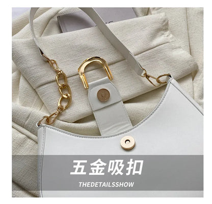 Trendy Pu Leather Shoulder Bag for Women Stylish Underarm Purse with Zipper Closure, Elegant Design Perfect for Everyday Use