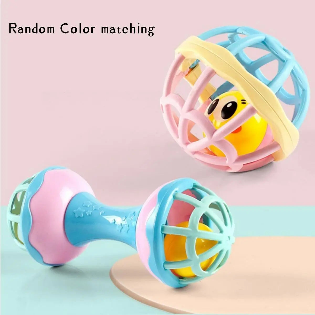 0-3 years old Random Color matching Baby Toys Textured Hand Touch Grasp Balls 0 12 Months Infant Tactile Senses Development Mass