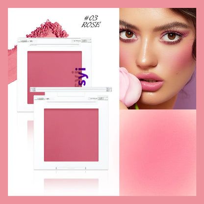 Monochrome blush, brightening matte cosmetics, highlighting, expansion color, youthful and natural makeup