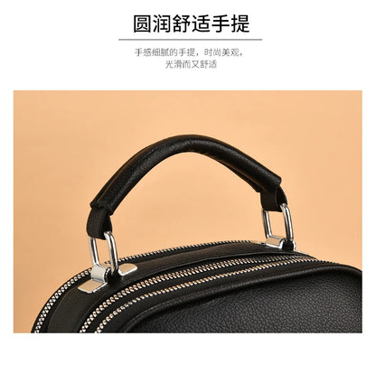 Women Small Purses and Handbags PU Leather Solid Color Zipper Shoulder Bag Cross Body Bags Small Wallets Short Handle Bag